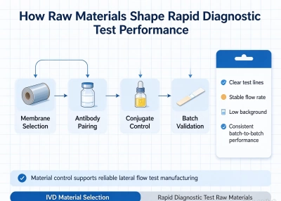 Rapid diagnostic test strip lamination and assembly line at MEIBAO Rapid diagnostic test strip lamination and assembly line at MEIBAO