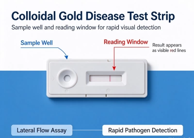 Disease Test Strips: How Colloidal Gold Technology Translates Pathogen Detection into a Visual Line